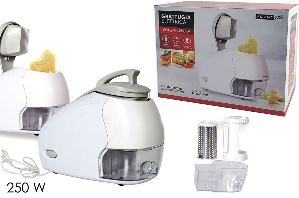 GRATTUGIA ELETTRICA BIANCA POTENZA 250W. 516806 DICTROLUX