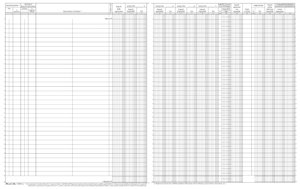FATTURA REGISTRO FATTURE IVA ACQUISTI CM.21x29 10 FOGLI DATA UFFCIO