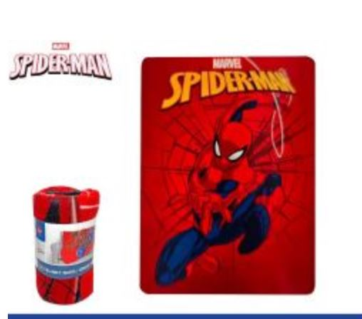 COPERTA PILE CM.100x140 GR.250 PERSONAGGIO SPIDERMAN ASS.2 EOLD.