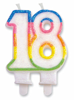 18 ANNI CANDELINA CM.8,5  SWEET BIGPARTY
