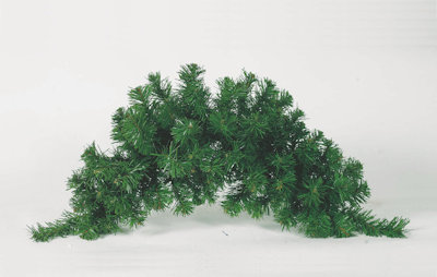 FILO ADDOBBO RAMONE ARCO 70 cm. VERDE IN FERRO AP-4712 EURONATALE