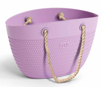 BORSA MARE LINDA MANICO IN CORDONCINO LILLA ART.1126/L/C ADRIATIC