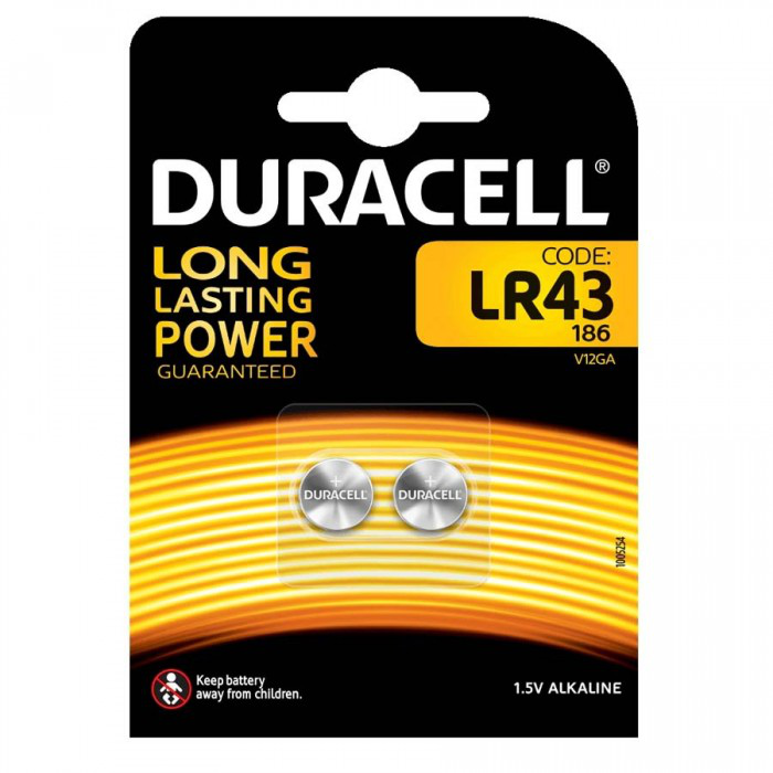 BATTERIA DURACELL CATEGORIA ELETTRONICA LR43 CONF. 2PZ.