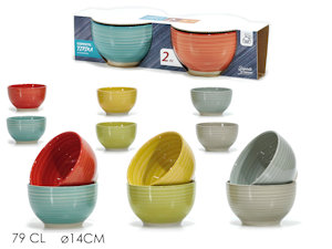 COPPA IN CERAMICA CM.D.14 80CL. MONOCOLORE UNITA 527883 GENERAL