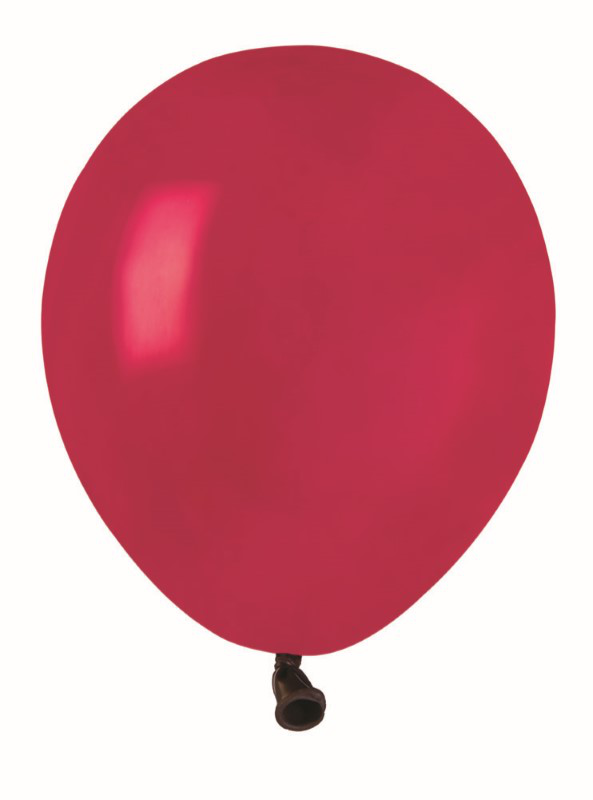 PALLONCINI 5 POLLICI CM.13 CONF.100PZ. ROSSI VINACCIA BORGOGNA BIGPARTY