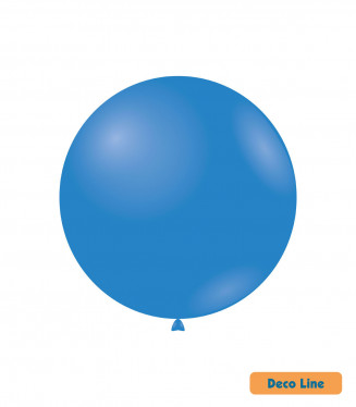 PALLONCINI DECO LINE PROFES. PASTELLO 18 POLLICI CM.46 CONF.20PZ. BLU COBALTO