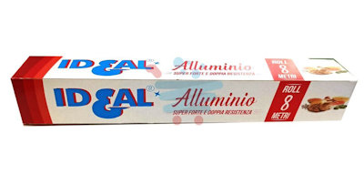 CARTA ALLUMINIO 8MT. IDEAL