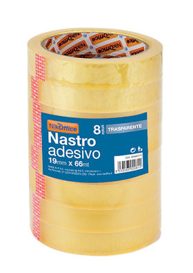 NASTRO ADESIVO 19x66 NIKOFFICE PEZZI 8