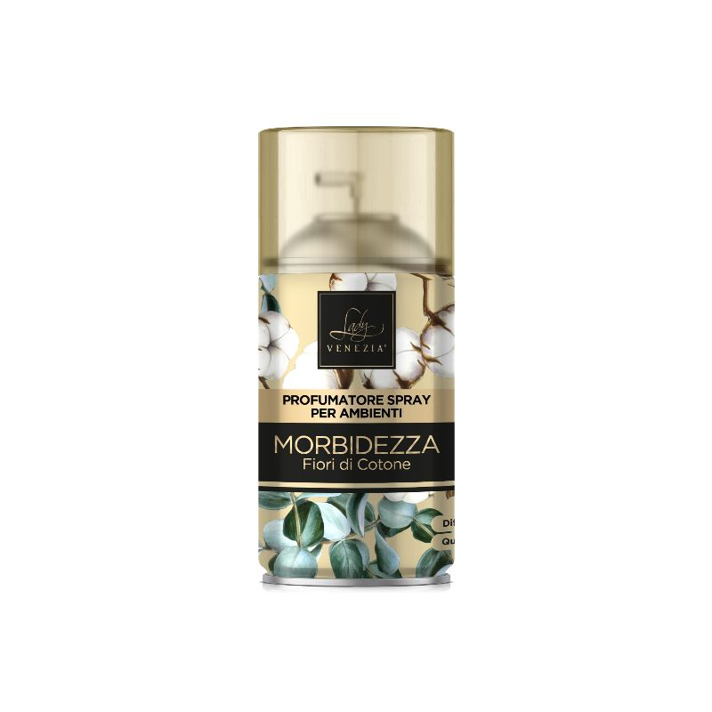 DEODORANTE AMBIENTE SPRAY RICARICA 250ML. LADY VENEZIA MORBIDEZZA FIORI DI COTO