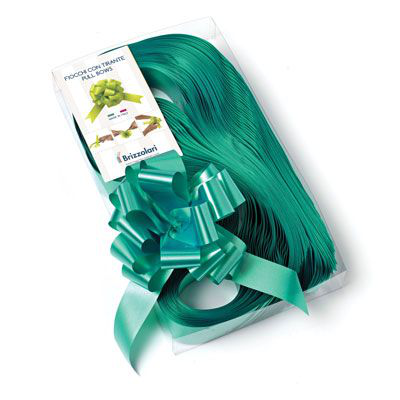 COCCARDE STRIP SPLENDENTE CM.3 VERDE PEZZI 30