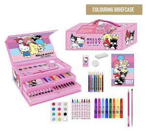 KIT DISEGNO VALIGETTA COLORI PERSONAGGIO CASSETTIERA HELLO KITTY 2700001770