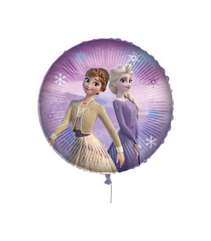 FROZEN PALLONCINO MYLAR TONDO 18 POLLICI CM.43 CON PESETTO ROCCA