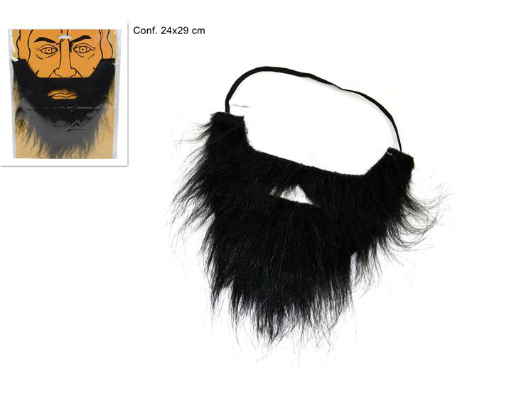 ACCESSORI VISO BARBA FINTA NERA
