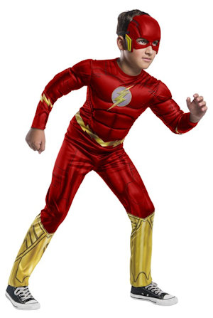COSTUME PERSONAGGIO FLASH TAGLIA M 5/7 ANNI