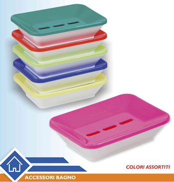 PORTASAPONETTA IN PLASTICA COLOR FATIGATI
