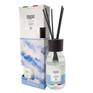 DEODORANTE AMBIENTE LIQUIDO CON BASTONCINI 125 ML. TALCO IRGE
