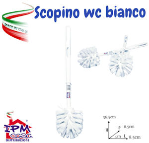 SCOPINO WC IN PLASTICA BIANCO IPM