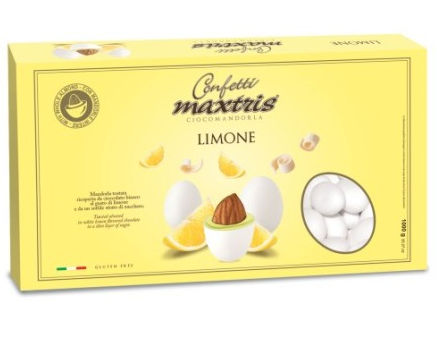 CONFETTI MAXTRIS CIOCOMANDORLA 1KG. FRUTTA LIMONE MANDORLA RICOPERTA