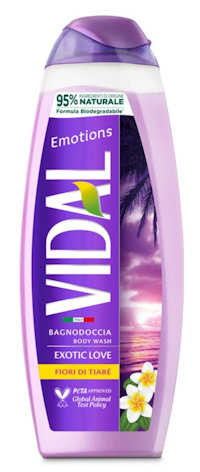 BAGNODOCCIA 500ML. VIDAL EXOCTIC LOVE FIORI DI TIARE'