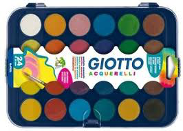 COLORI AD ACQUARELLO DA 24 GIOTTO