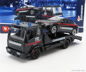 AUTO MODELLINO MEZZI CAMION 1:43 CARRATTREZZI CARABINIERI O POLIZIA METAL BURAGO