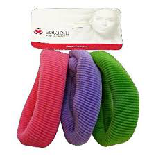CAPELLI ELASTICI GRANDI COLOR CONF.3PZ. SETABLU
