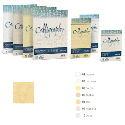 BUSTA DI CARTA CALLIGRAPHY AVORIO CM.11x23 CONF. DA 25pz.