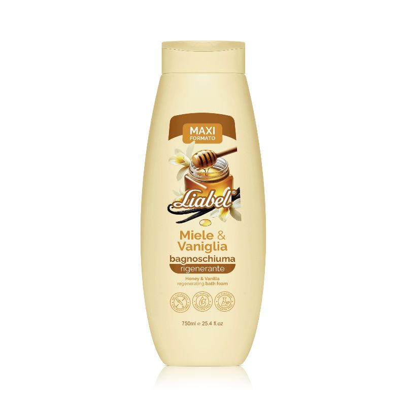 BAGNOSCHIUMA 750ML. LIABEL MIELE E VANIGLIA RIGENERANTE