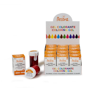 GEL COLORANTE 28G. ARANCIO DECORA