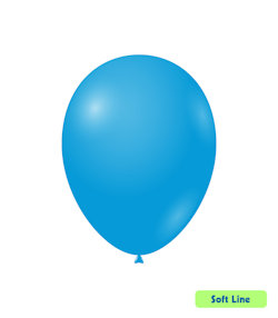 PALLONCINI 12 POLLICI CM.30 CELESTE AZZURRO CHIARO 167 PASTELLO CONF.50PZ. SOFTL
