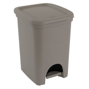 SPAZZATURA PATTUMIERA CON PEDALE 18LT. COLORS TORTORA CM.26,5x32x38,5 BELLI E FO