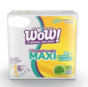 TOVAGLIOLI IN CARTA WOW 2 VELI 38x38 P43