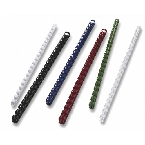 DORSETTO SPIRALE RILEGAFOGLI 6mm NERO CAPACITA' 30ff. CONF.100PZ. NIKOFFICE