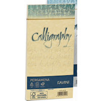 BUSTA IN CARTA PERGAMENA CM.11x22 CONF. DA 25 CREMA FAVINI