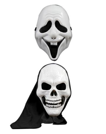 MASCHERA TESCHIO INTERA CON CAPPUCCIO NERO SWEEPING