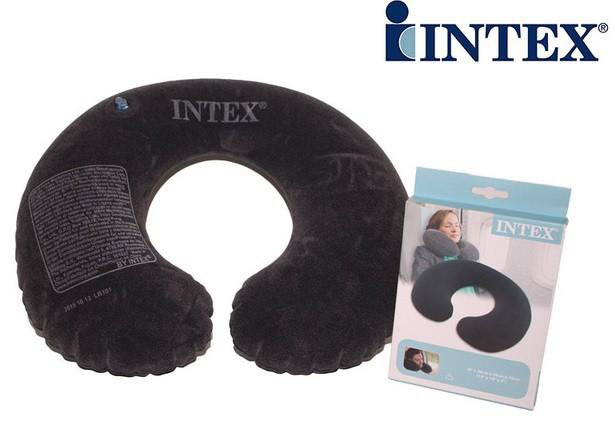 CUSCINO FLOCCATO DA VIAGGIO cm.37x24 INTEX 68675