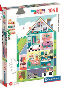 PUZZLE 104 MAXI CASA DOLCE CASA 23775 CLEMENTONI