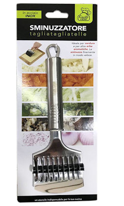 UTENSILE SMINUZZATORE TAGLIATAGLIATELLE IN ACCIAIO 609801 GENERAL
