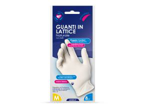 GUANTI MONOUSO IN LATTICE TAGLIA MEDIA CONF. 8PZ. SETABLU