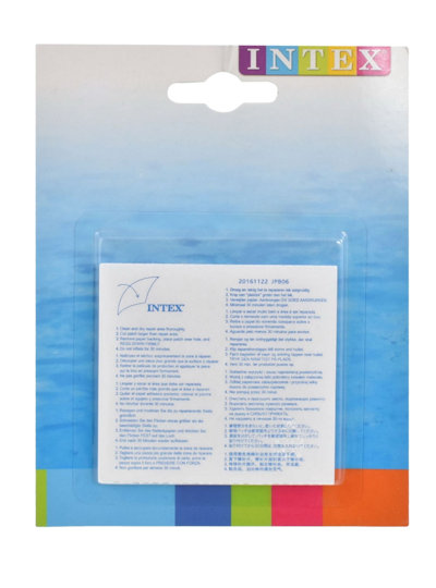 KIT TOPPE DI RIPARAZIONE IN PVC CONF. 6PZ. INTEX 59631