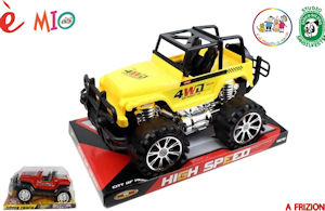 AUTO MODELLO FUORISTRADA JEEP A FRIZIONE 4x4 SOTTO CUPOLA EOLD.