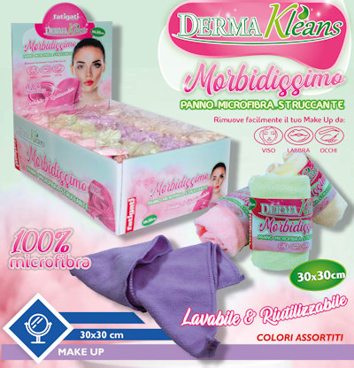 MAKE UP STRUCCANTI TOVAGLIETTA CM.30x30 DERMA KLEANS FATIGATI