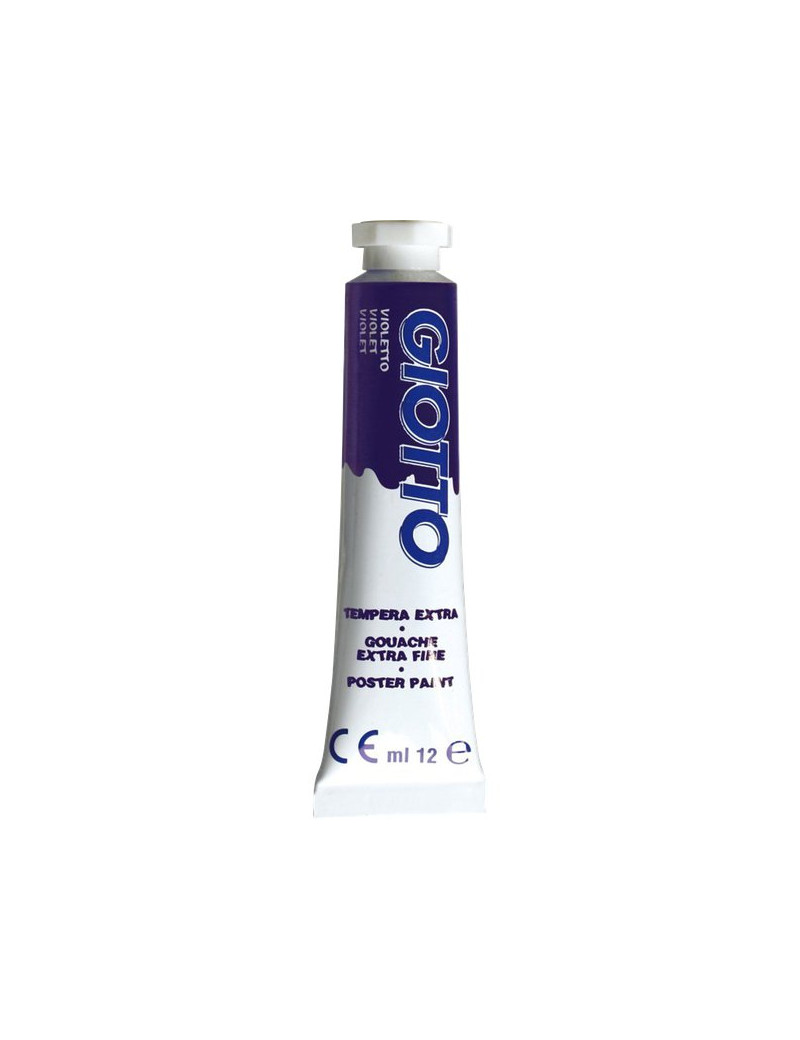 TEMPERA IN TUBETTO 12ML. 19 VIOLETTO GIOTTO PEZZI 6