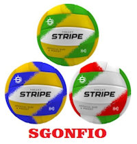 PALLONE BEACH VOLLEY CUOIO STRIPE N.5 SGONFIO 35001