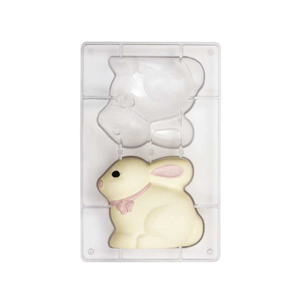 DOLCI STAMPO CIOCCOLATO CONIGLIETTO IN POLICARBONATO CM.94x80x200mm DECORA
