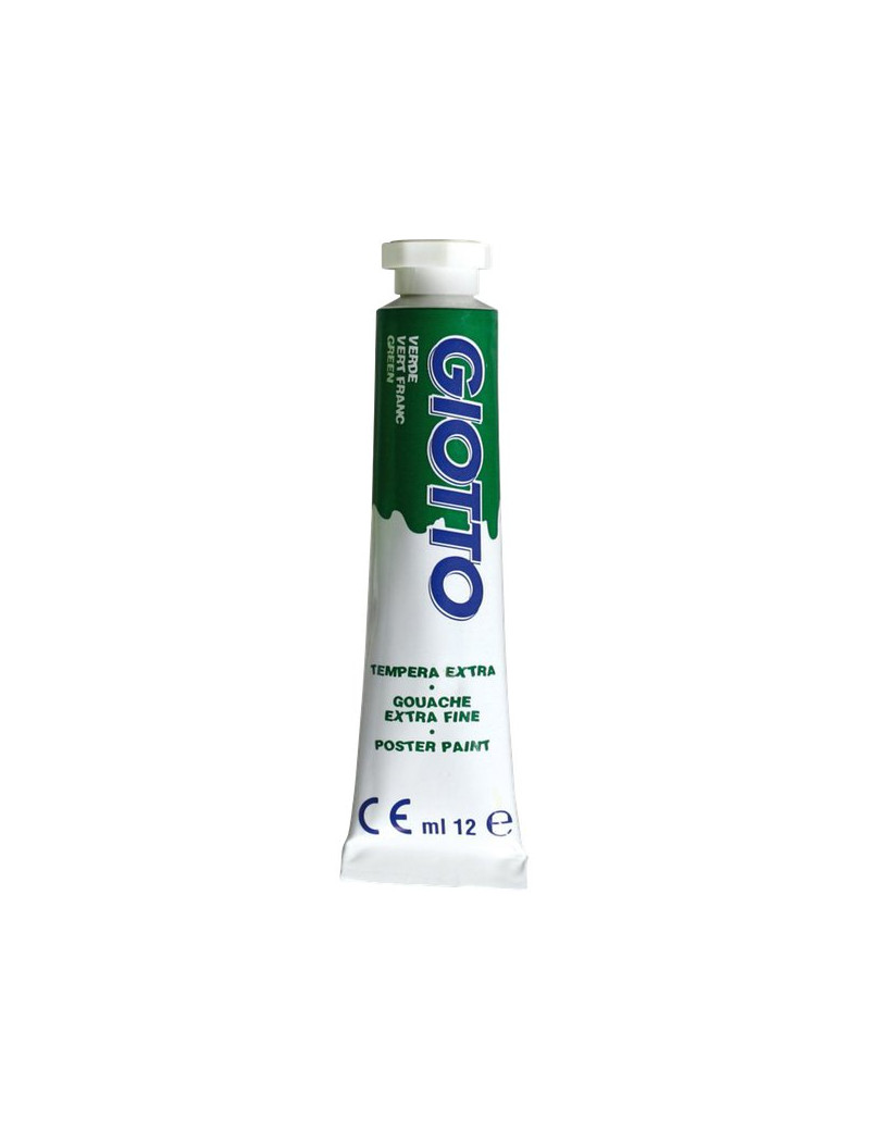 TEMPERA IN TUBETTO 12ML. 12 VERDE GIOTTO PEZZI 6
