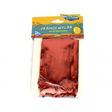 FRANGE IN MYLAR CON ADESIVO CM.20x200 ROSSO