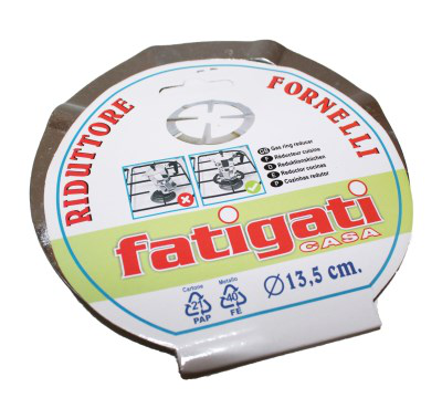 RIDUTTORI IN ACCIAIO PER CUCINA CM.D.13,5 FATIGATI