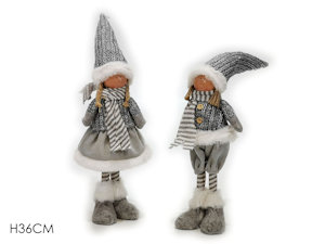 PUPAZZO BIMBO CON CAPPELLO ARGENTO CM.H.36 410050 GENERAL