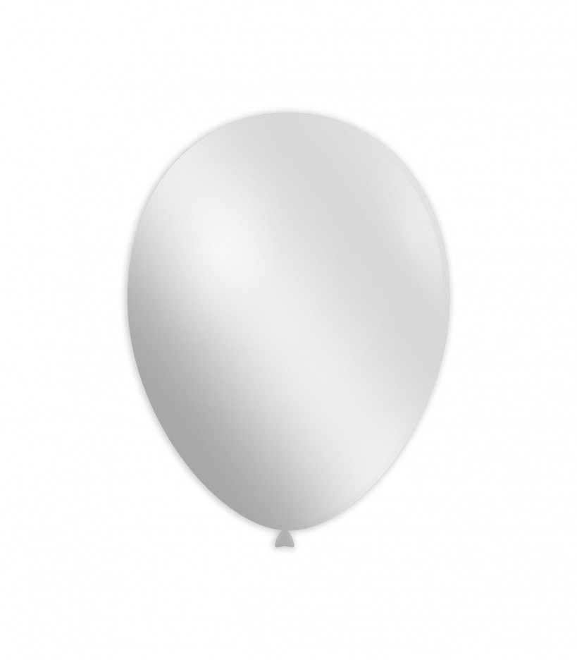 PALLONCINI 12 POLLICI METAL CM.30 CONF.100PZ. BIANCHI  62